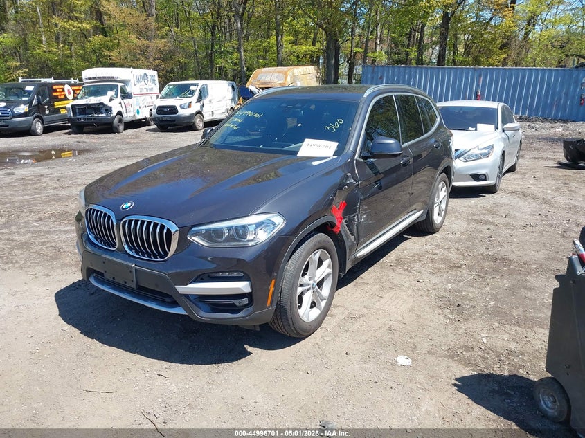 2021 BMW X3 VIN 5UXTY5C06M9D71567 IAAI salvage auction — REAR END, Salvage (California), sold $8,000 on 2026-07-21 (photo 2)