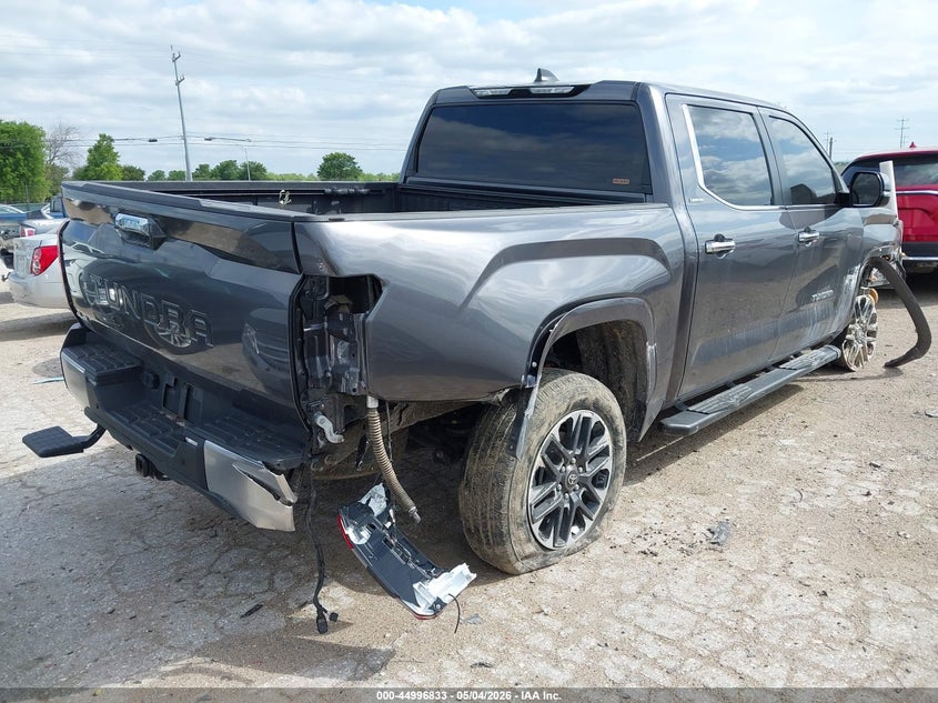 2025 Toyota Tundra VIN 5TFJA5DB8SX253412 IAAI salvage auction — RIGHT FRONT, Salvage (Oklahoma), sold $24,750 on 2026-07-13 (photo 4)