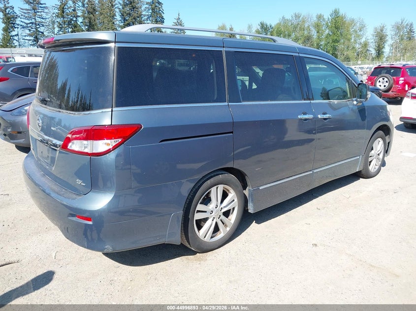 2011 Nissan Quest VIN JN8AE2KP0B9002071 IAAI salvage auction — NORMAL WEAR, Salvage (Texas), sold $375 on 2026-07-29 (photo 4)
