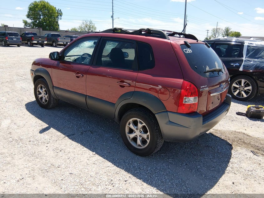 2009 Hyundai Tucson VIN KM8JN72D39U944634 IAAI salvage auction — HAIL, Salvage (Missouri), sold $500 on 2026-07-06 (photo 3)