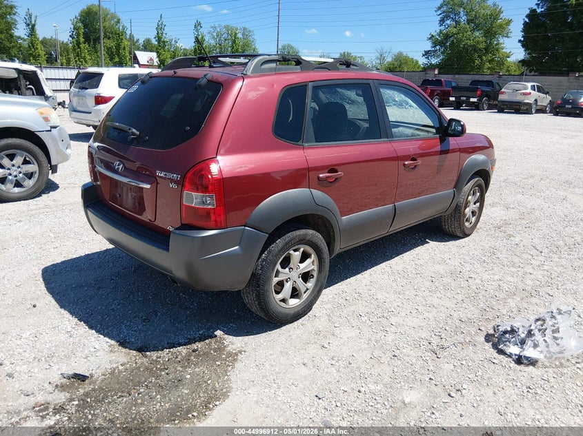 2009 Hyundai Tucson VIN KM8JN72D39U944634 IAAI salvage auction — HAIL, Salvage (Missouri), sold $500 on 2026-07-06 (photo 4)