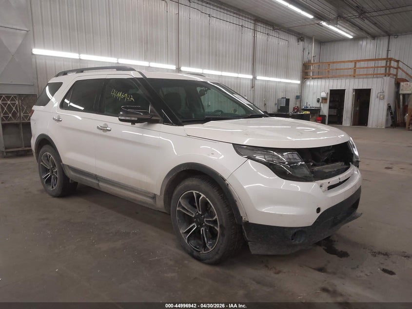 2014 Ford Explorer VIN 1FM5K8GTXEGC35076 IAAI salvage auction — FRONT END, Prior Salvage (Minnesota), sold $1,700 on 2026-07-09 (photo 1)