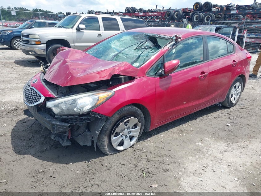 2015 Kia Forte VIN KNAFX4A60F5322775 IAAI salvage auction — FRONT END, Salvage Title, sold $300 on 2026-07-17 (photo 2)