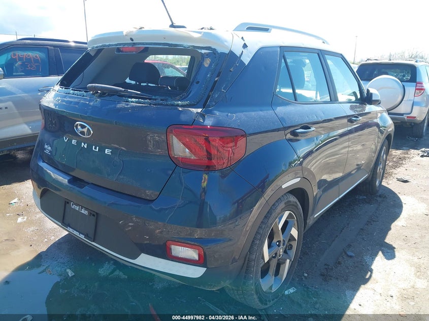 2023 Hyundai Venue VIN KMHRC8A33PU232497 IAAI salvage auction — HAIL, Salvage (Ohio), sold $6,500 on 2026-07-14 (photo 4)