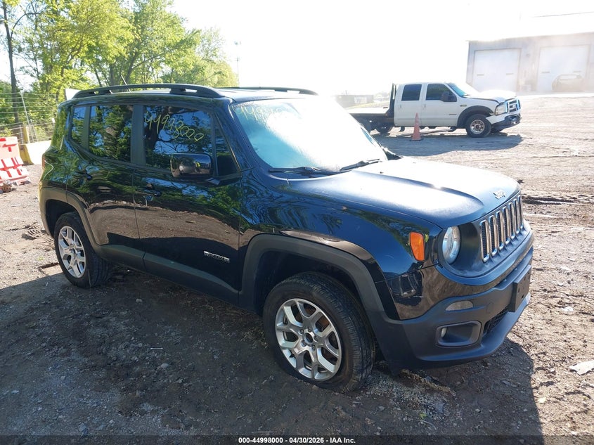 2016 Jeep Renegade VIN ZACCJBBT0GPC93089 IAAI salvage auction — FRONT END, Clear (Indiana), sold $475 on 2026-07-22 (photo 1)