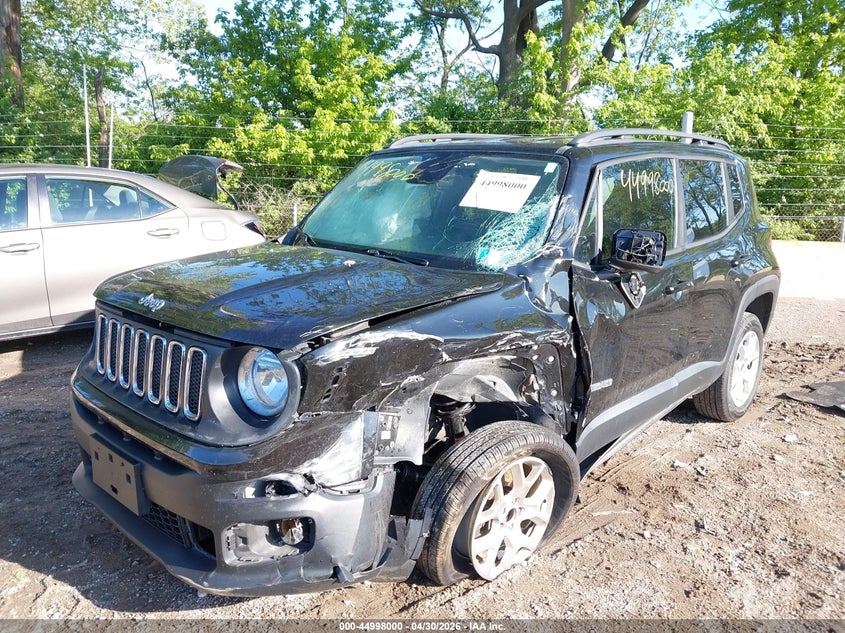 2016 Jeep Renegade VIN ZACCJBBT0GPC93089 IAAI salvage auction — FRONT END, Clear (Indiana), sold $475 on 2026-07-22 (photo 6)