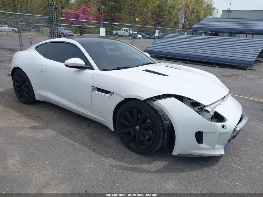 2015 Jaguar F-type VIN SAJWA6AT4F8K19817 IAAI salvage auction — FRONT END, Salvage Title, sold $7,025 on 2026-07-16 (photo 1)