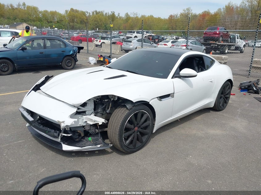 2015 Jaguar F-type VIN SAJWA6AT4F8K19817 IAAI salvage auction — FRONT END, Salvage Title, sold $7,025 on 2026-07-16 (photo 2)