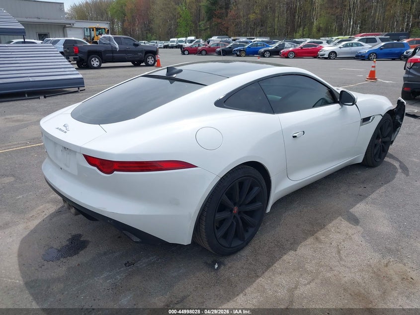 2015 Jaguar F-type VIN SAJWA6AT4F8K19817 IAAI salvage auction — FRONT END, Salvage Title, sold $7,025 on 2026-07-16 (photo 4)
