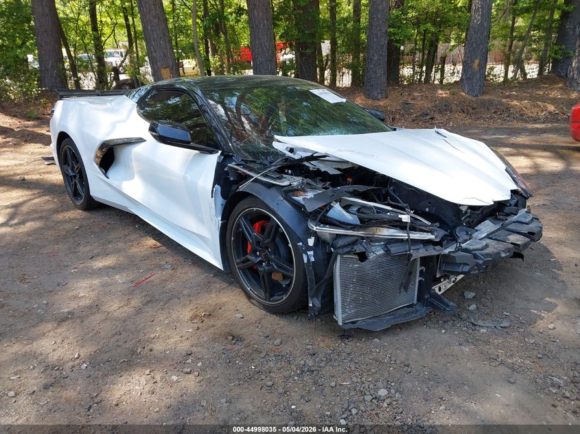 2021 Chevrolet Corvette VIN 1G1YB3D44M5109493 IAAI salvage auction — FRONT END, Salvage (Virginia), sold $32,550 on 2026-07-20 (photo 1)