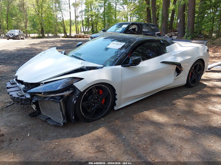 2021 Chevrolet Corvette VIN 1G1YB3D44M5109493 IAAI salvage auction — FRONT END, Salvage (Virginia), sold $32,550 on 2026-07-20 (photo 2)