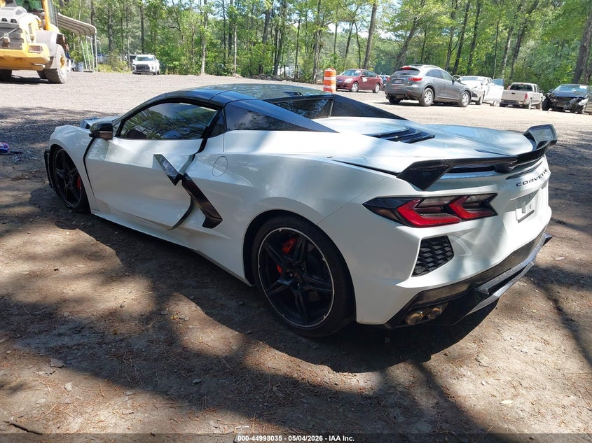2021 Chevrolet Corvette VIN 1G1YB3D44M5109493 IAAI salvage auction — FRONT END, Salvage (Virginia), sold $32,550 on 2026-07-20 (photo 3)