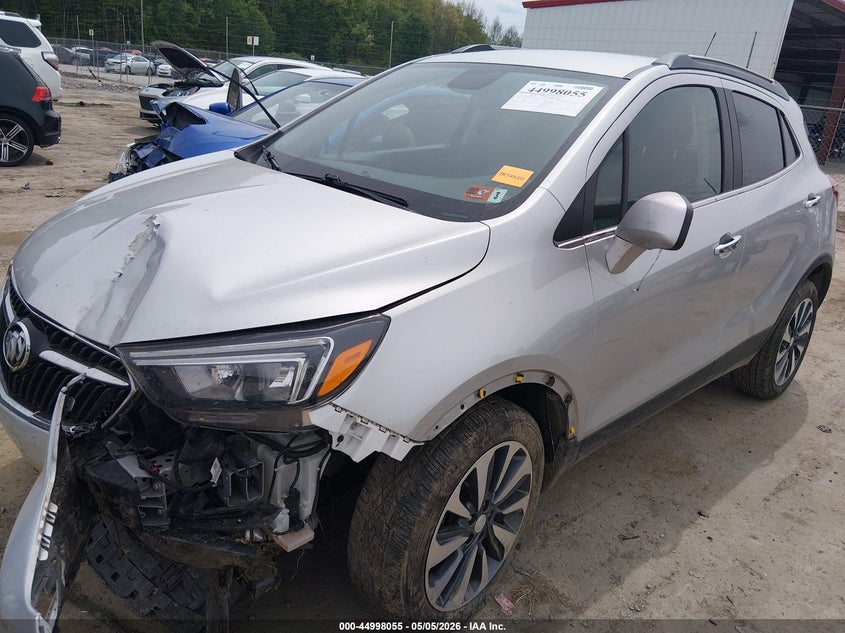 2022 Buick Encore VIN KL4CJESM1NB519247 IAAI salvage auction — FRONT END, Salvage (West Virginia), sold $2,600 on 2026-07-19 (photo 2)