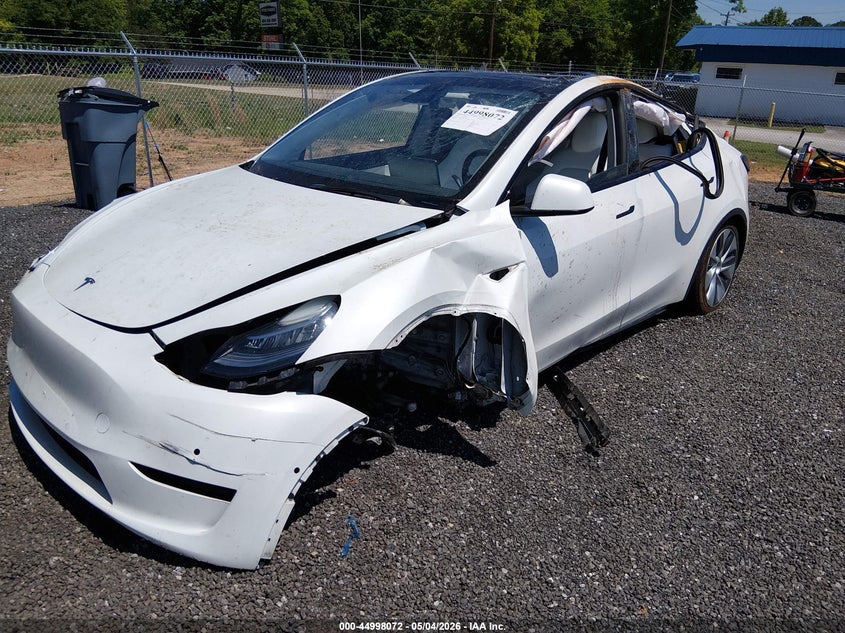 2022 Tesla Model y VIN 7SAYGDEE4NF320007 IAAI salvage auction — THEFT, Salvage (South Carolina), sold $25 on 2026-07-28 (photo 6)