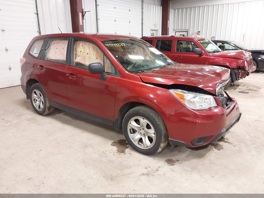 2014 Subaru Forester VIN JF2SJAAC0EH445921 IAAI salvage auction — FRONT END, Wait Title, sold $400 on 2026-07-14 (photo 1)
