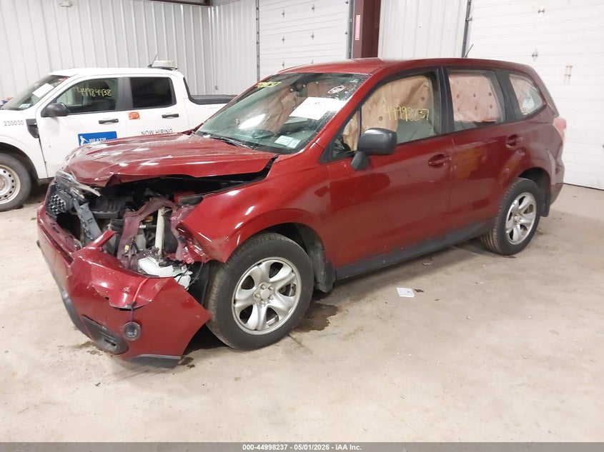 2014 Subaru Forester VIN JF2SJAAC0EH445921 IAAI salvage auction — FRONT END, Wait Title, sold $400 on 2026-07-14 (photo 2)