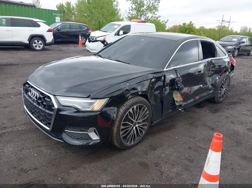 2024 Audi A6 VIN WAUE3BF28RN036694 IAAI salvage auction — LEFT SIDE, Mv-907A (New York), sold $15,025 on 2026-07-07 (photo 2)