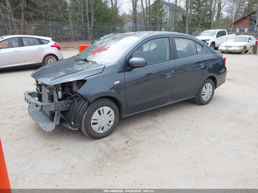 2024 Mitsubishi Mirage VIN ML32FUFJ5RHF04272 IAAI salvage auction — FRONT END, Salvage (Maine), sold $2,300 on 2026-07-13 (photo 2)