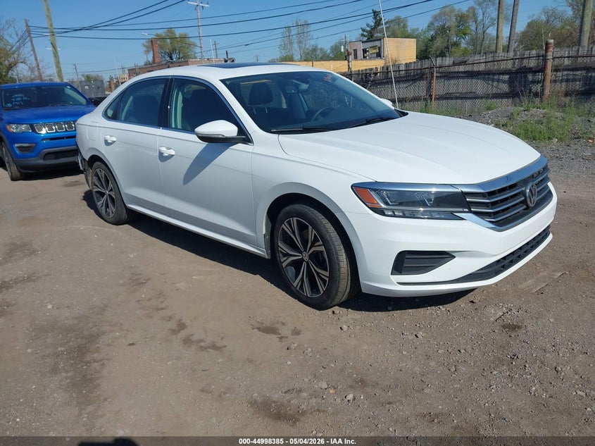 2021 Volkswagen Passat VIN 1VWSA7A3XMC017963 IAAI salvage auction — REAR END, Salvage Title, sold $5,900 on 2026-07-08 (photo 1)