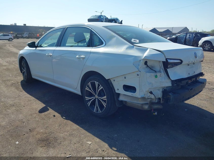 2021 Volkswagen Passat VIN 1VWSA7A3XMC017963 IAAI salvage auction — REAR END, Salvage Title, sold $5,900 on 2026-07-08 (photo 3)