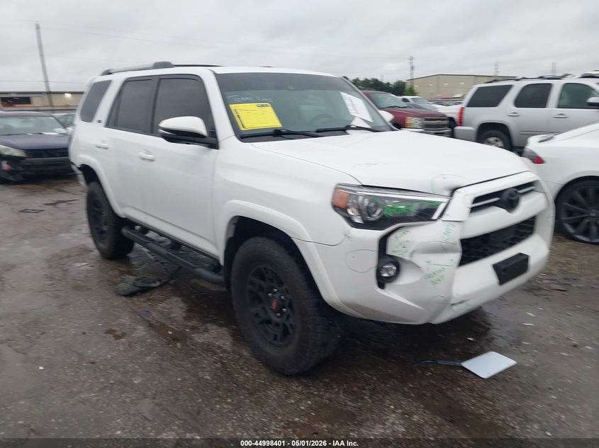 2024 Toyota 4runner VIN JTENU5JR4R6245216 IAAI salvage auction — LEFT REAR, Original (Texas), sold $22,000 on 2026-07-08 (photo 1)