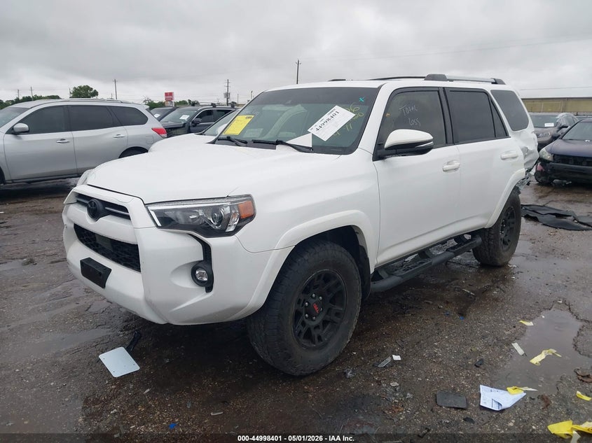 2024 Toyota 4runner VIN JTENU5JR4R6245216 IAAI salvage auction — LEFT REAR, Original (Texas), sold $22,000 on 2026-07-08 (photo 2)