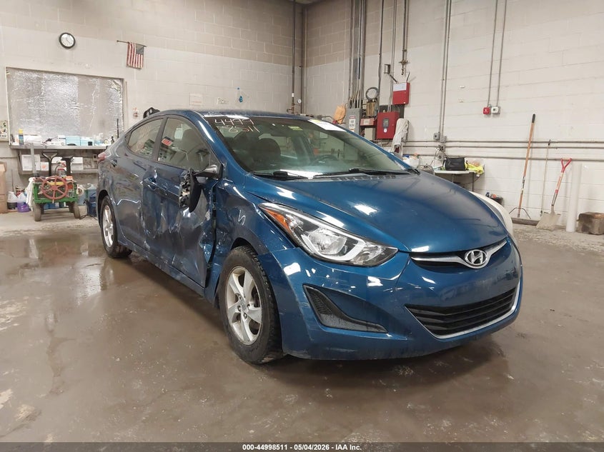 2014 Hyundai Elantra VIN KMHDH4AE8EU131815 IAAI salvage auction — RIGHT SIDE, Salvage (Maine), sold $500 on 2026-07-20 (photo 1)