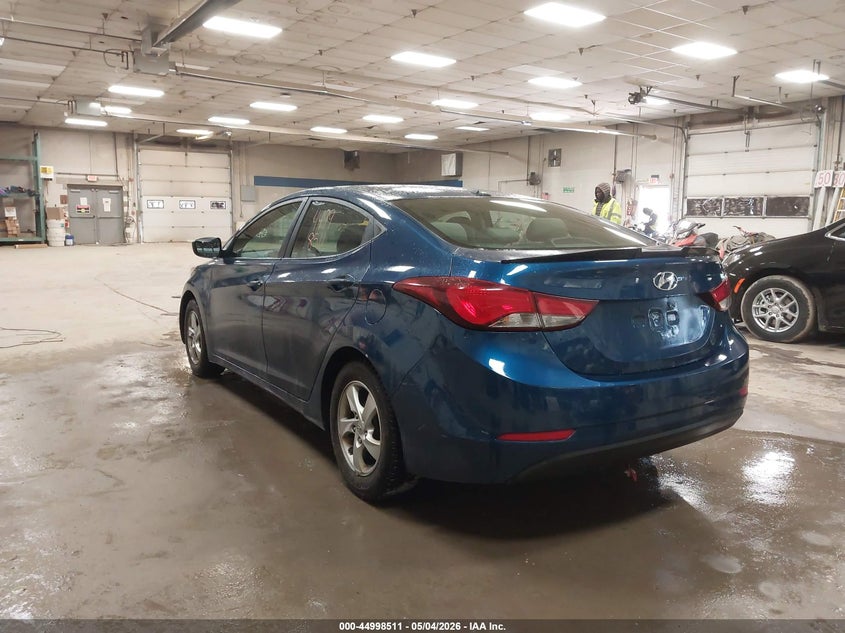 2014 Hyundai Elantra VIN KMHDH4AE8EU131815 IAAI salvage auction — RIGHT SIDE, Salvage (Maine), sold $500 on 2026-07-20 (photo 3)