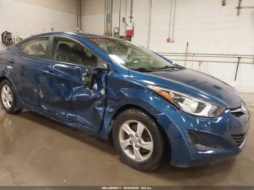 2014 Hyundai Elantra VIN KMHDH4AE8EU131815 IAAI salvage auction — RIGHT SIDE, Salvage (Maine), sold $500 on 2026-07-20 (photo 6)