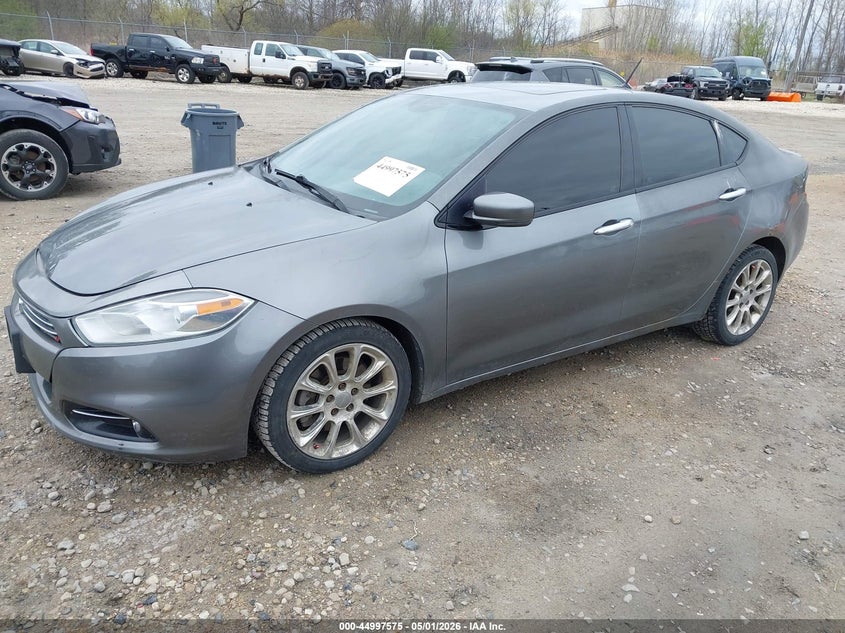 2013 Dodge Dart VIN 1C3CDFCA0DD710883 IAAI salvage auction — FRONT & REAR, Clear (Wisconsin), sold $275 on 2026-08-21 (photo 2)