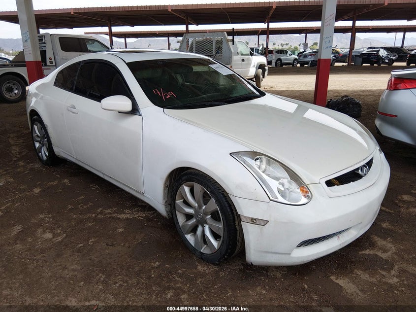2005 Infiniti G35 VIN JNKCV54E85M423781 IAAI salvage auction — NORMAL WEAR, Clear (Arizona), sold $450 on 2026-07-07 (photo 1)