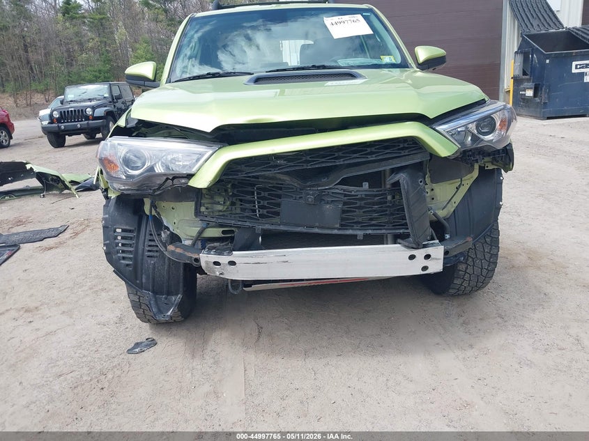 2022 Toyota 4runner VIN JTELU5JR2N6066738 IAAI salvage auction — FRONT END, Salvage (Vermont), sold $21,600 on 2026-07-16 (photo 6)