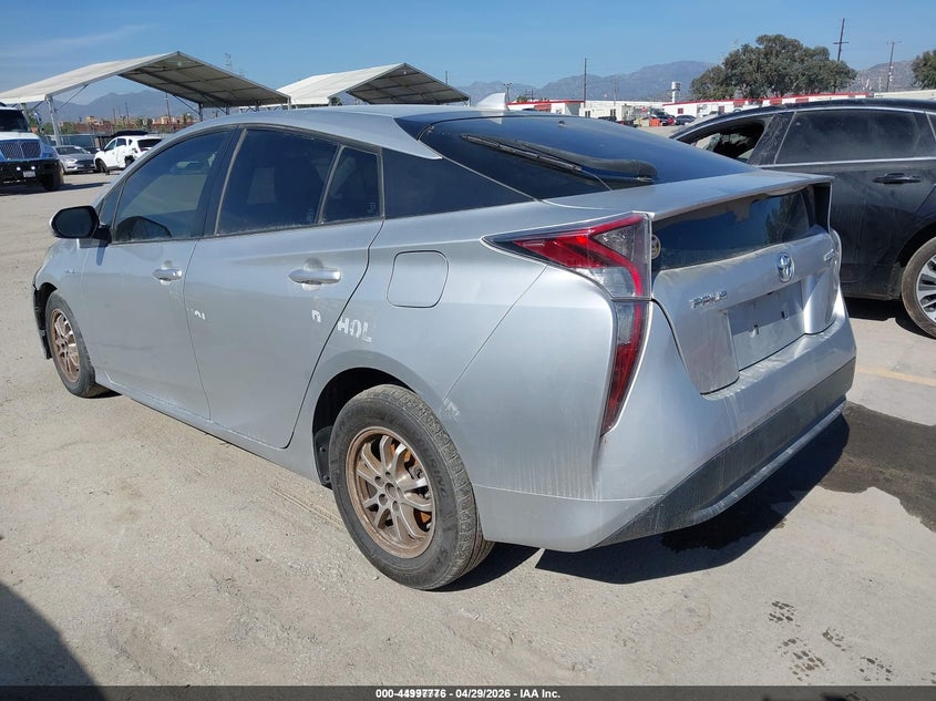 2016 Toyota Prius VIN JTDKBRFU9G3018751 IAAI salvage auction — RIGHT FRONT, Wait Title, sold $25 on 2026-07-22 (photo 3)