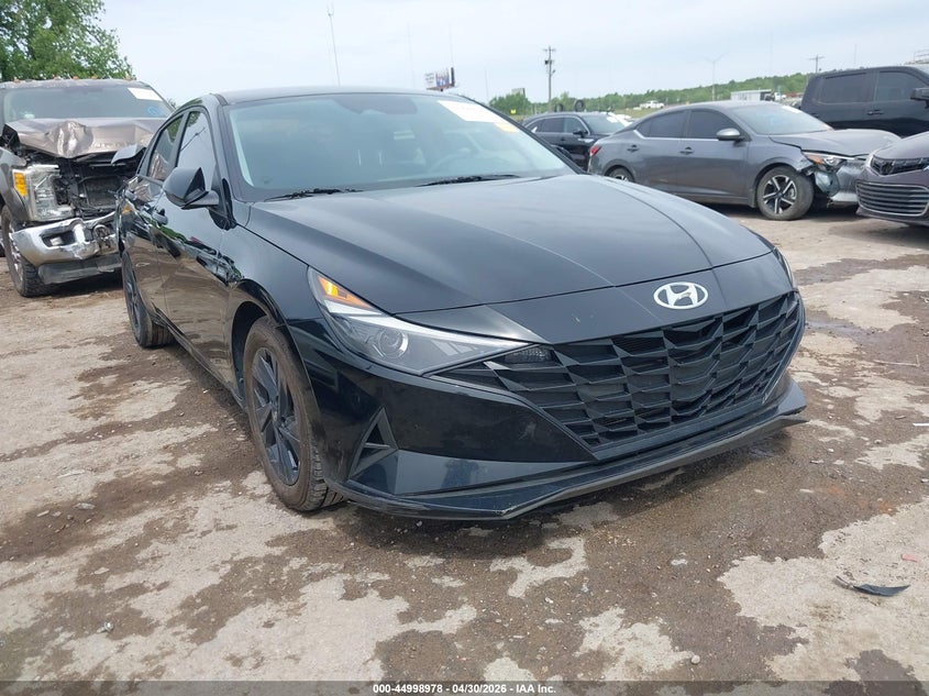 2023 Hyundai Elantra VIN KMHLM4AG4PU529843 IAAI salvage auction — REAR END, Clear (Oklahoma), sold $2,750 on 2026-07-15 (photo 1)