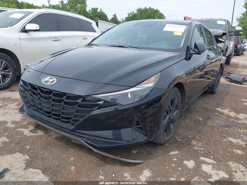 2023 Hyundai Elantra VIN KMHLM4AG4PU529843 IAAI salvage auction — REAR END, Clear (Oklahoma), sold $2,750 on 2026-07-15 (photo 2)