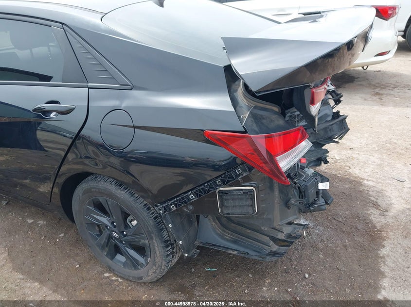 2023 Hyundai Elantra VIN KMHLM4AG4PU529843 IAAI salvage auction — REAR END, Clear (Oklahoma), sold $2,750 on 2026-07-15 (photo 6)
