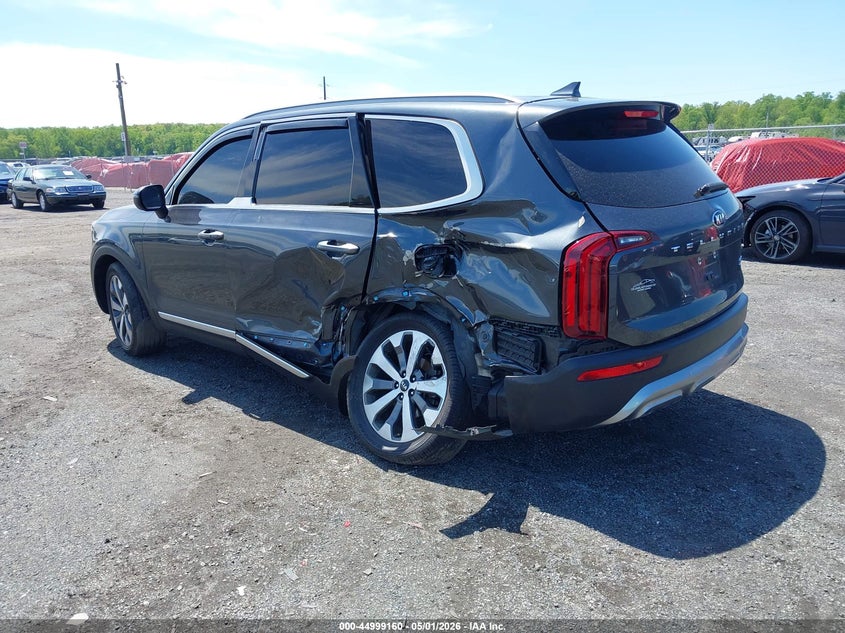 2020 Kia Telluride VIN 5XYP64HC2LG048035 IAAI salvage auction — LEFT SIDE, Salvage - Greater Than 75% (Maryland), sold $5,500 on 2026-07-06 (photo 3)