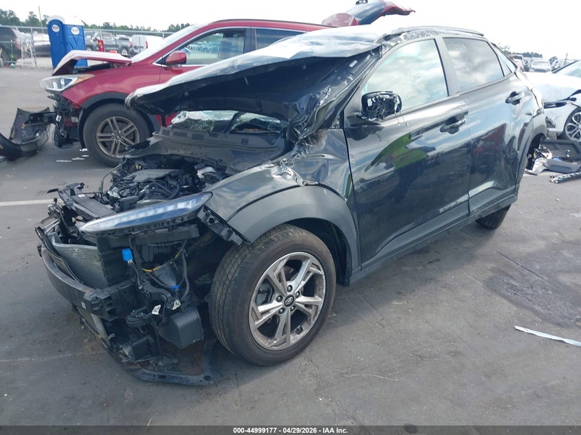 2022 Hyundai Kona VIN KM8K62AB2NU752040 IAAI salvage auction — ROLLOVER, Salvage (North Carolina), sold $650 on 2026-07-22 (photo 2)