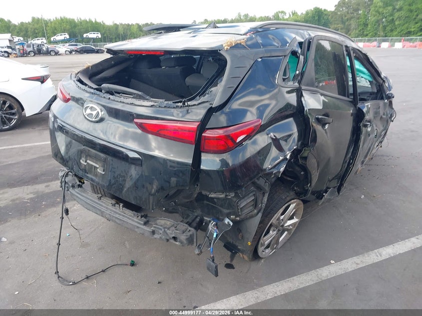 2022 Hyundai Kona VIN KM8K62AB2NU752040 IAAI salvage auction — ROLLOVER, Salvage (North Carolina), sold $650 on 2026-07-22 (photo 4)