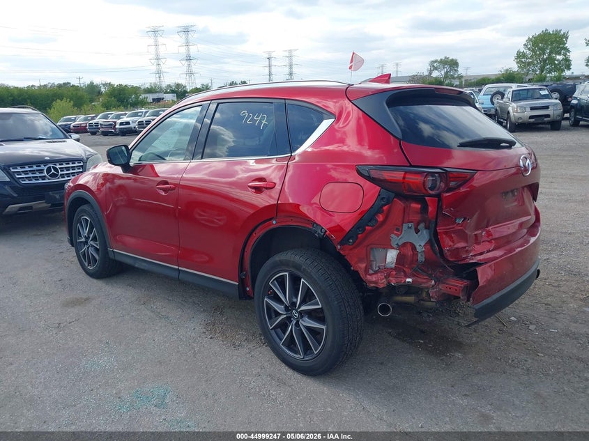 2017 Mazda Cx-5 VIN JM3KFBDL4H0183154 IAAI salvage auction — REAR END, Salvage (Illinois), sold $5,200 on 2026-07-13 (photo 3)