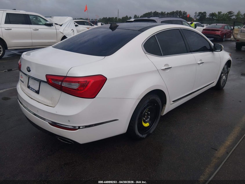2016 Kia Cadenza VIN KNALN4D79G5209373 IAAI salvage auction — RIGHT FRONT, Salvage (South Carolina), sold $825 on 2026-08-01 (photo 4)