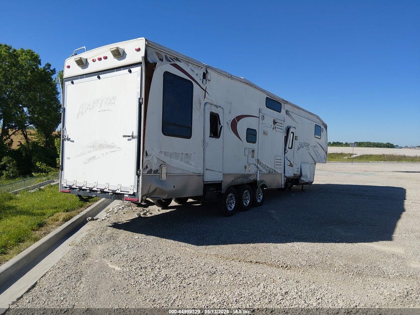 2008 Keystone Raptor VIN 4YDF381218R801590 IAAI salvage auction — SIDE, Salvage (Missouri), sold $100 on 2026-07-09 (photo 4)