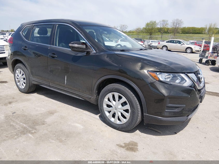 2017 Nissan Rogue VIN KNMAT2MV5HP543974 IAAI salvage auction — HAIL, Salvage (Iowa), sold $2,075 on 2026-07-21 (photo 1)