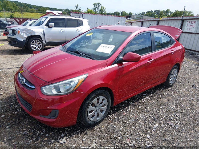 2016 Hyundai Accent VIN KMHCT4AE1GU986143 IAAI salvage auction — REAR END, Clear (Arkansas), sold $1,825 on 2026-07-30 (photo 2)