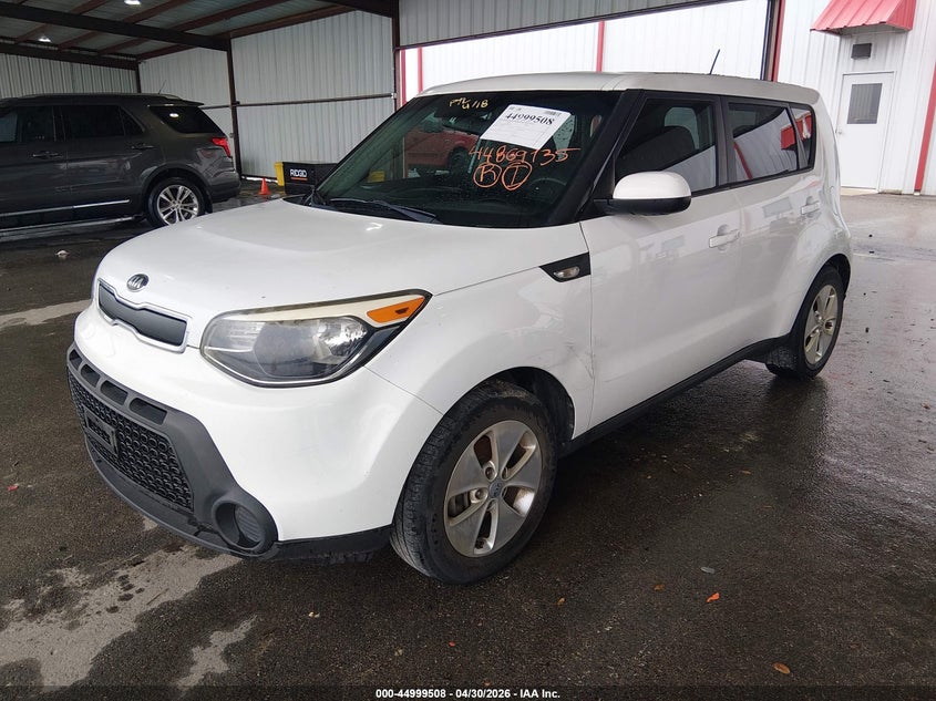 2014 Kia Soul VIN KNDJN2A21E7008186 IAAI salvage auction — LEFT SIDE, Clear (Texas), sold $1,400 on 2026-07-23 (photo 2)