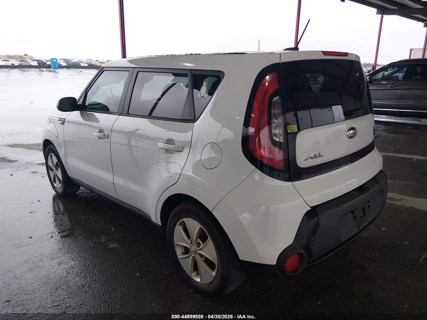 2014 Kia Soul VIN KNDJN2A21E7008186 IAAI salvage auction — LEFT SIDE, Clear (Texas), sold $1,400 on 2026-07-23 (photo 3)