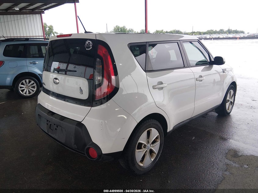 2014 Kia Soul VIN KNDJN2A21E7008186 IAAI salvage auction — LEFT SIDE, Clear (Texas), sold $1,400 on 2026-07-23 (photo 4)