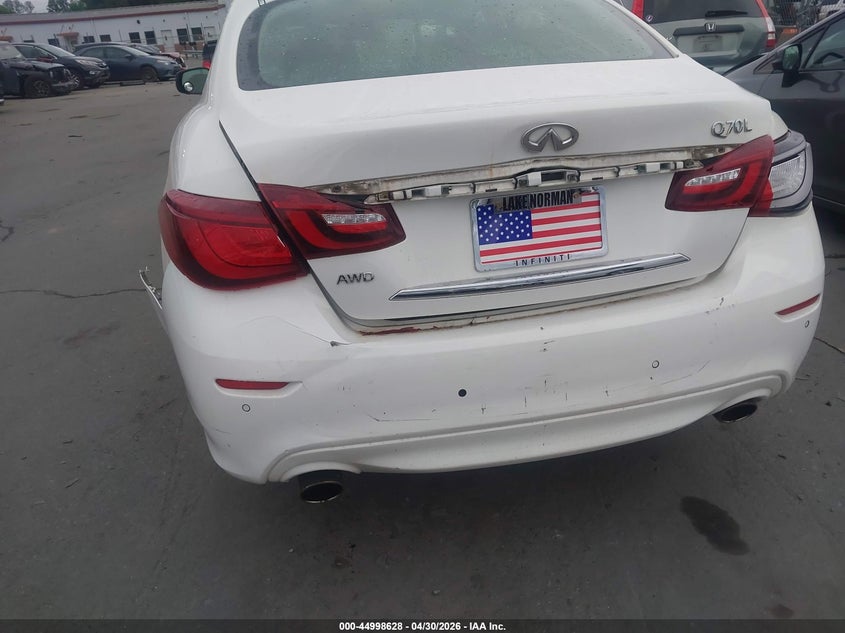 2015 Infiniti Q70 VIN JN1BY1PR4FM831694 IAAI salvage auction — FRONT & REAR, Salvage (Idaho), sold $1,925 on 2026-07-20 (photo 6)