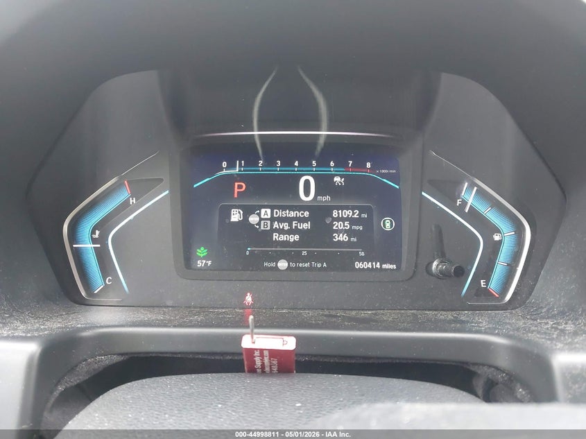 2024 Honda Odyssey VIN 5FNRL6H92RB005946 IAAI salvage auction — WATER/FLOOD, Salvage (Mississippi), sold $8,100 on 2026-07-29 (photo 7)