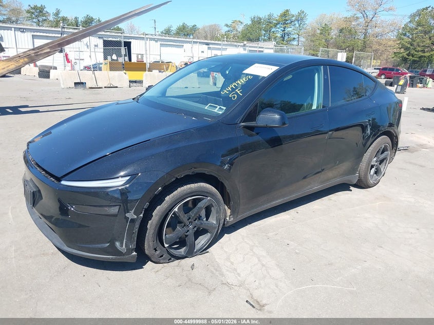 2026 Tesla Model y VIN 7SAYGDEE6TF359470 IAAI salvage auction — RIGHT SIDE, Wait Title, sold $18,200 on 2026-07-21 (photo 2)